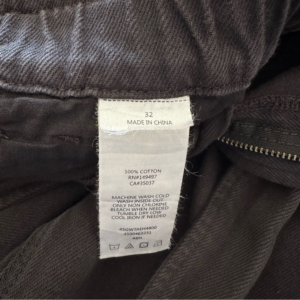 Joe's Brinkley Paper Bag with Belt Black Denim Shorts Size 32 - Picture 9 of 12